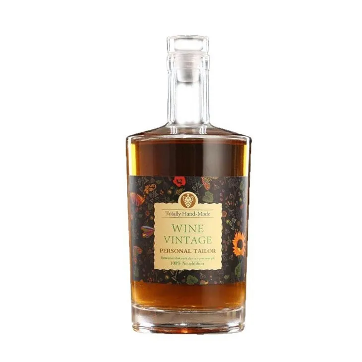 Gwerthiant Uniongyrchol Ffatri Poteli Gwin Ffrwythau: 100 Ml, 200 Ml, 375 Ml, 500 Ml, 700 Ml, 750 Ml Poteli Gwin Gwydr