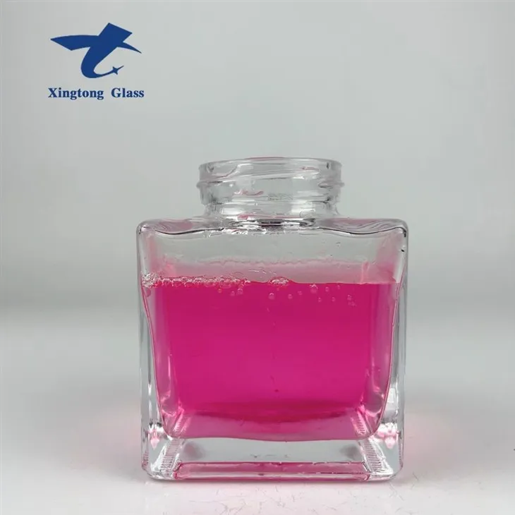 Potel Gwydr Sgwâr 350ml