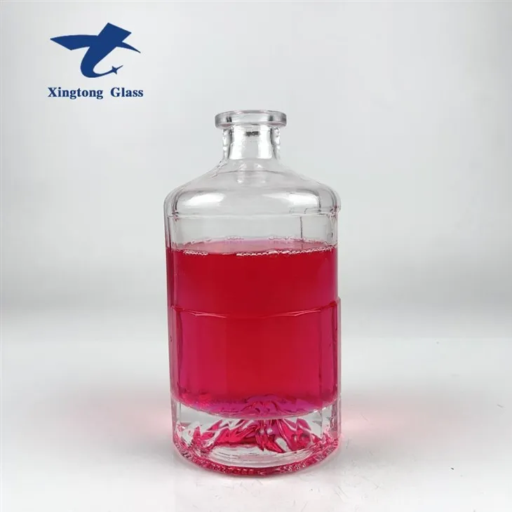 Botelau Gwydr Tequilar Ffliwt Rownd Isel